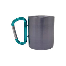 Load image into Gallery viewer, Get Rustic with Our Japanese Stainless Steel Carabiner Mug